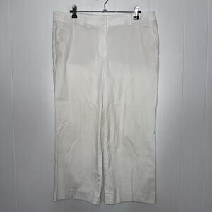Talbots Women’s Chelsea Crop Pants White Size 12
